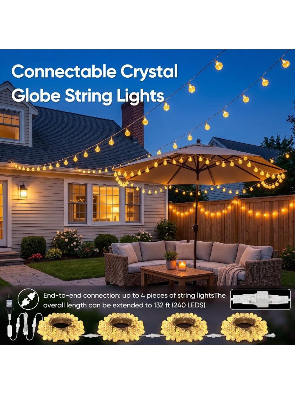 New Color Changing String Lights Plug in - Picture 4 of 6